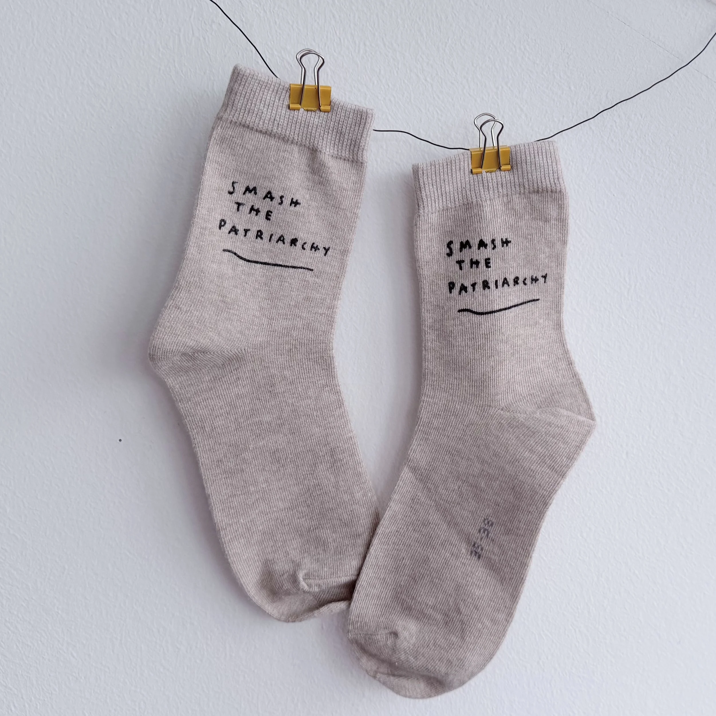 "Smash the Patriarchy"  Socks (35-38)