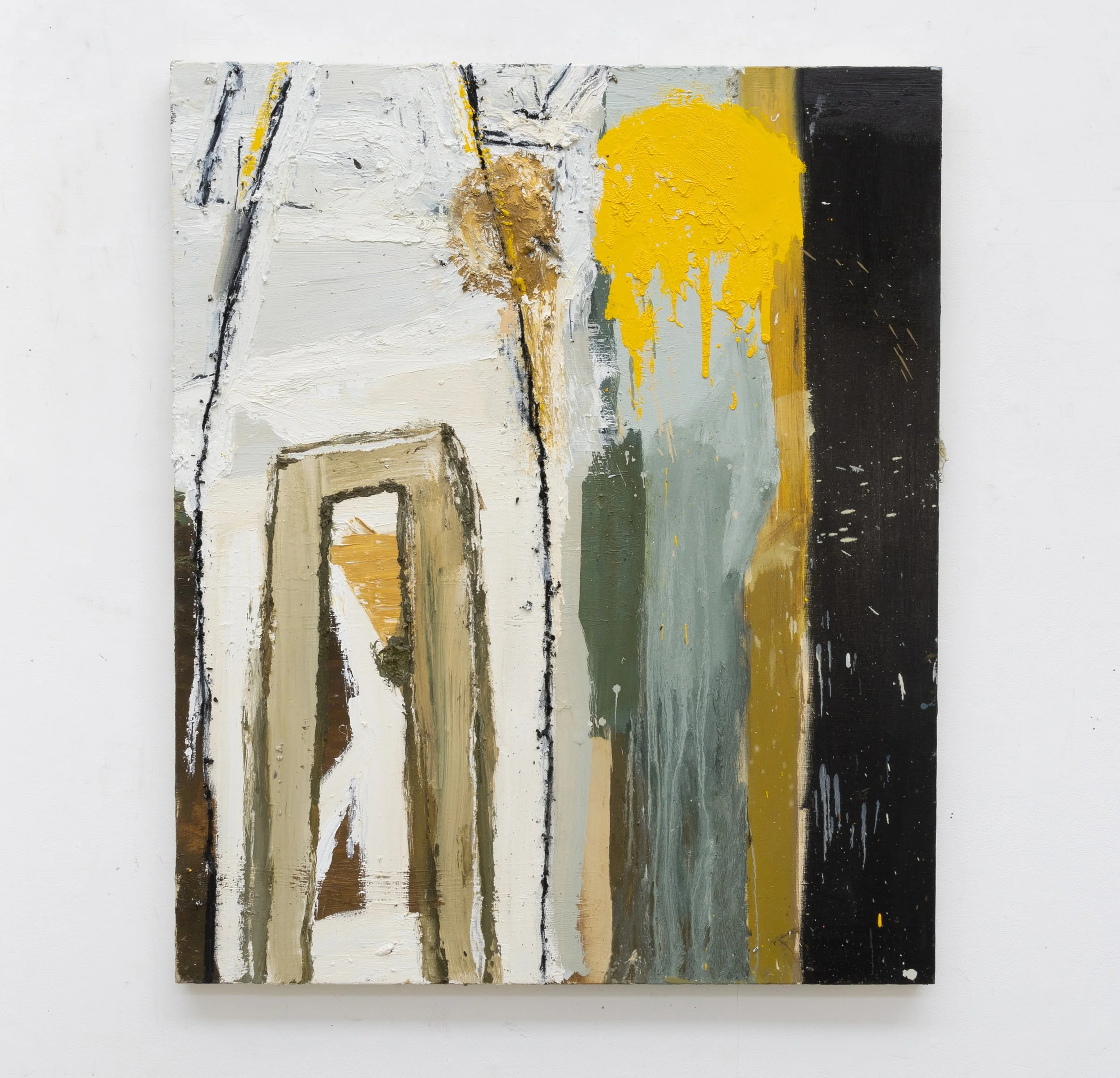 Sun Painting 6 (2023), oil on canvas, 40 x 48 in