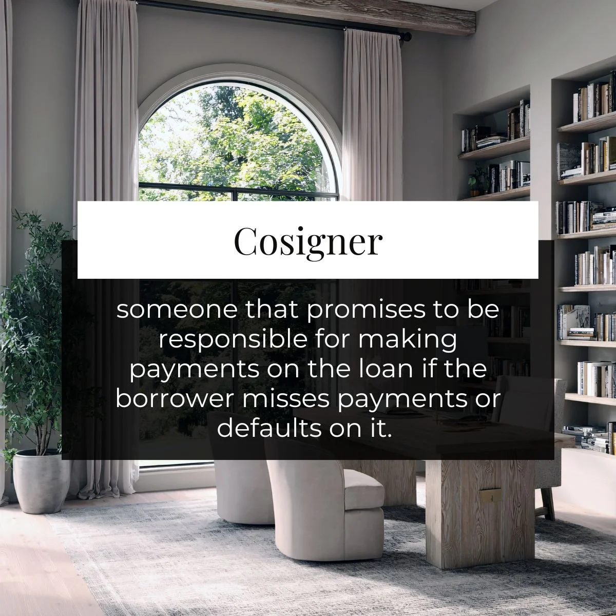 A cosigner (or co-borrower) is someone added to a loan to help the primary borrower qualify. They share responsibility for the loan and agree to make payments if the borrower misses them or defaults. Because they&rsquo;re equally obligated, lenders t