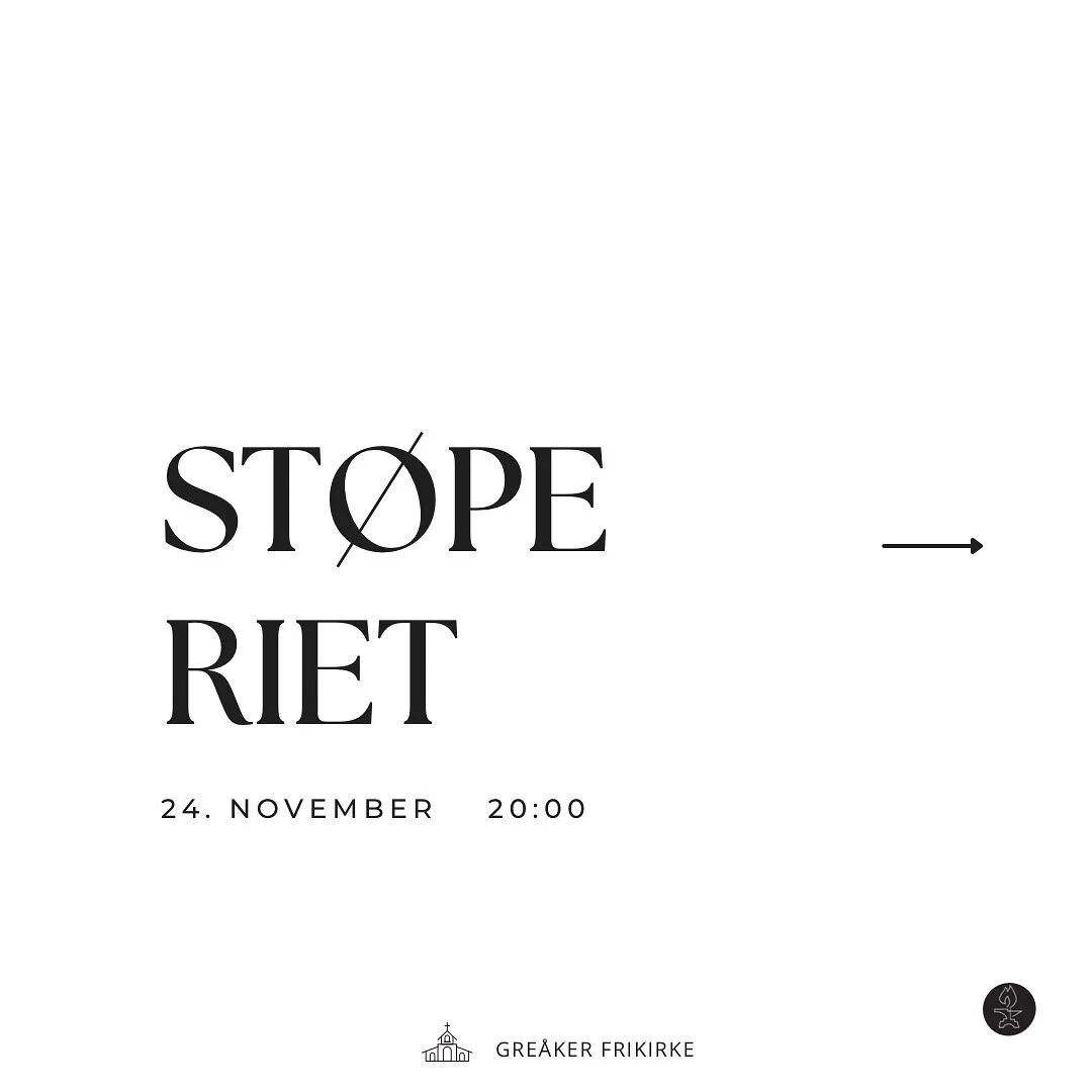 Fredag 24. november 20:00 er det St&oslash;periet! Christer Nesset skal dele med oss, og det blir lovsang, middag og hygge🫶🏼 Hjertelig velkommen, og ta gjerne med en venn!