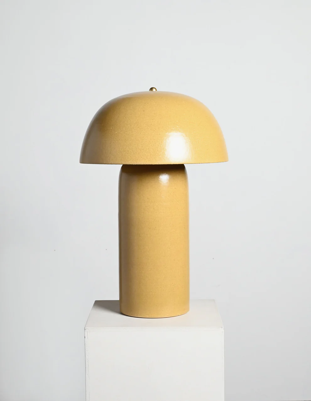 Tera Lamp Glazed Ochre