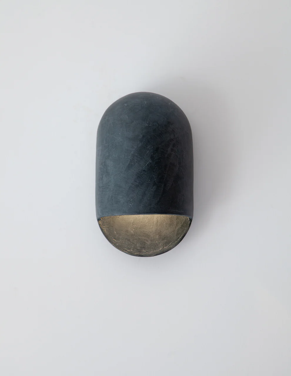 Tera Sconce Lime Plaster Deep Green