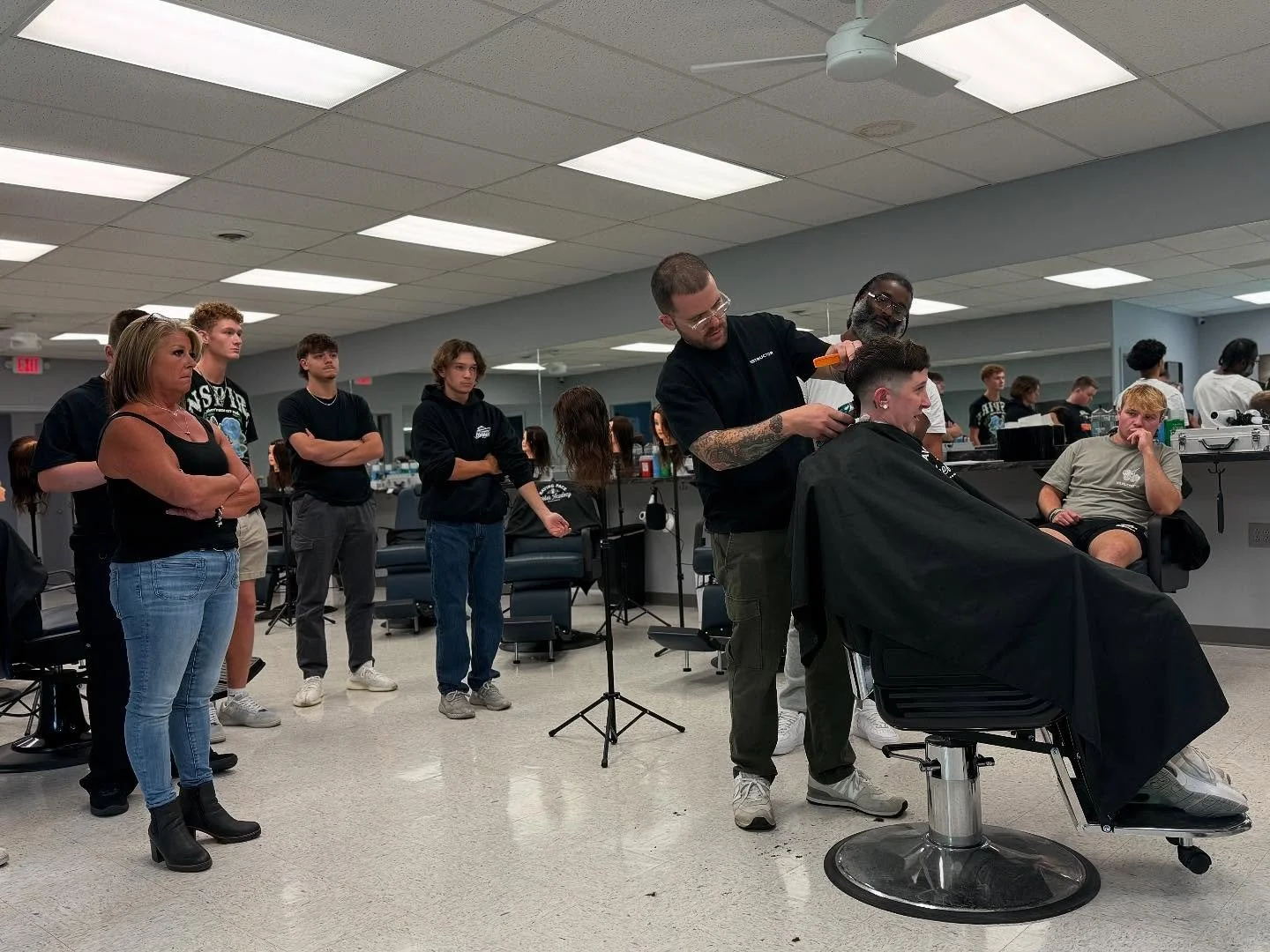 Week 1 with our August class! Awesome group of people and we&rsquo;re just getting started 🔥

Walk-ins are still available 10-3 Mon-Thurs! If you wanted a cut from one of our fantastic new students they will start doing cuts in the next few weeks!

