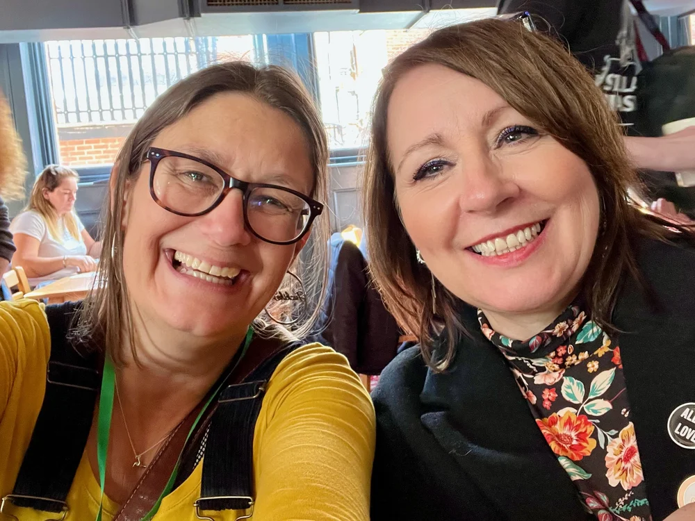 Juzza and Donna selfie Crone Human Library pub.jpeg