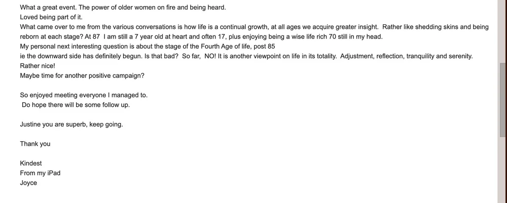 FEEDBACK Joyce Crone Human Library.jpeg