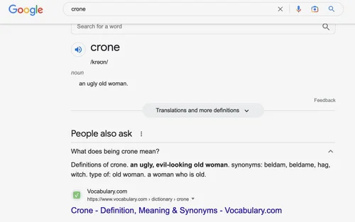 What is a crone? Who can be a crone? Why reclaim crone? — Crone Club