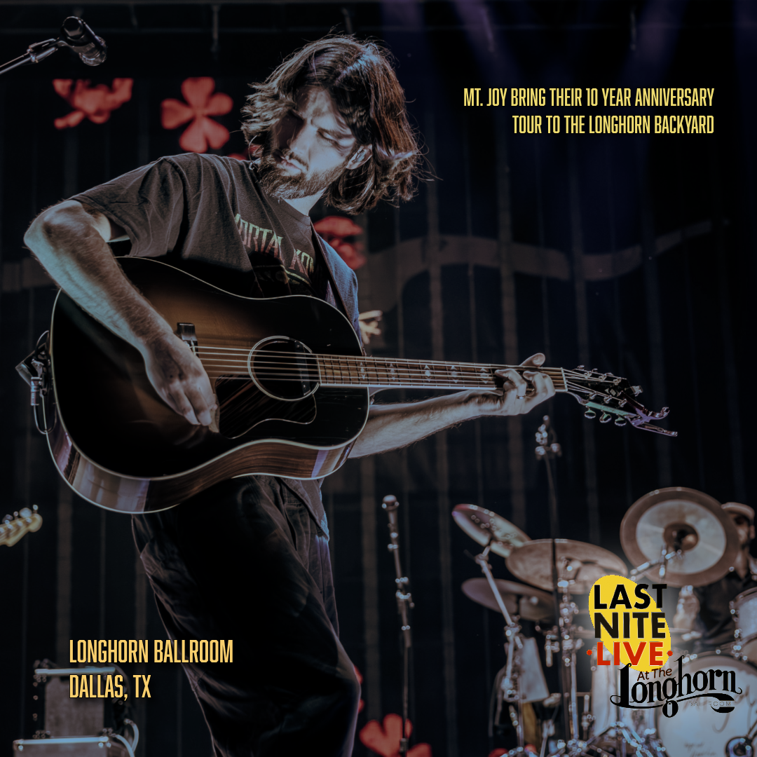 Mt. Joy Bring Their 10 Year Anniversary Tour to the Longhorn Backyard