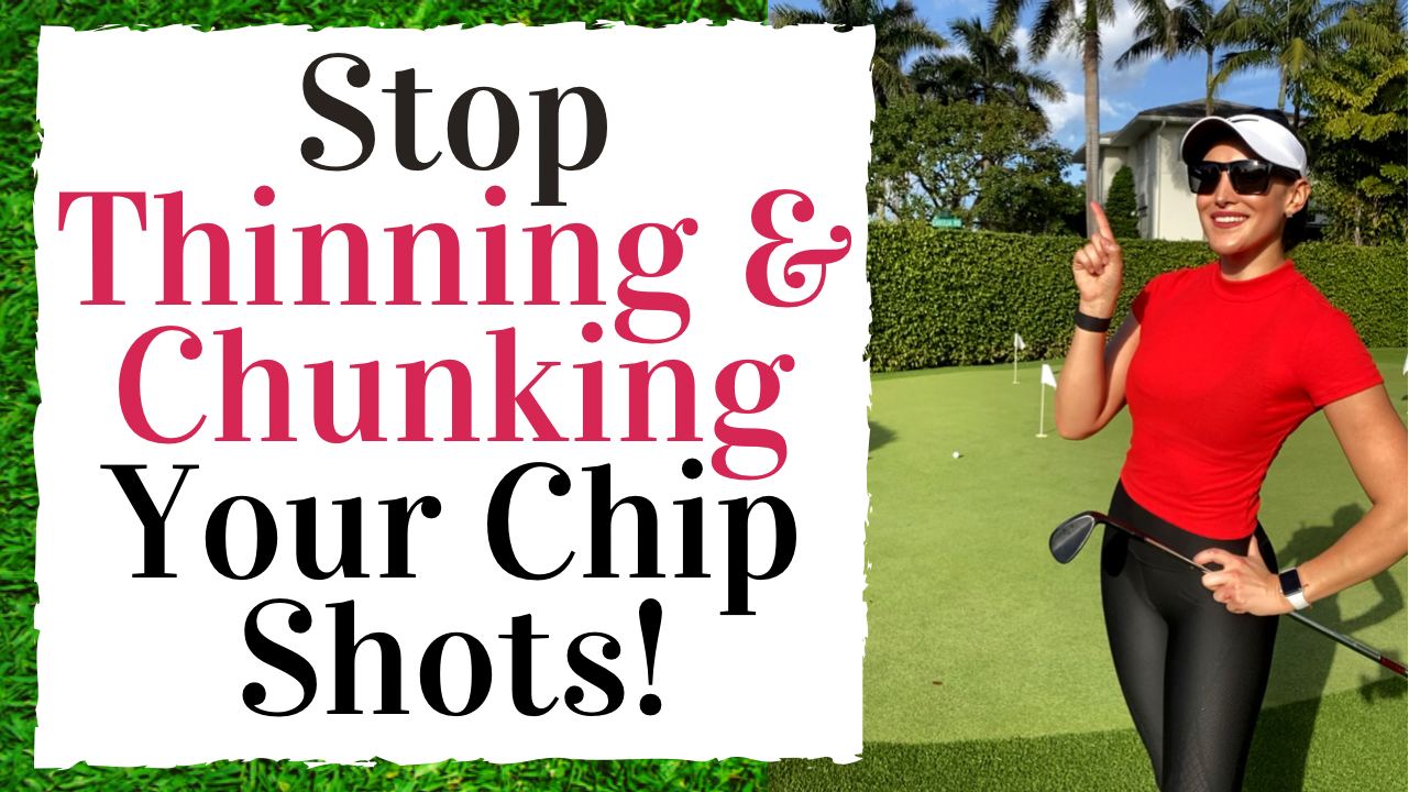 How To Stop THINNING And CHUNKING Your Chips Shots - Golf Fitness Tips!