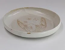 Round-Handcrafted-Cresent-Moon-Face-Ceramic-Tray