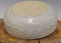 Rustic Charm Embossed Ceramic Stoneware Bowl