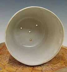 Ceramic-Handcrafted-Embossed-Plant-Pot-w-Holes-Creamy-Matte