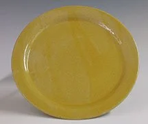 Handcrafted-Ceramic-Party-Plate-Drippy-Lt-Green-Glaze