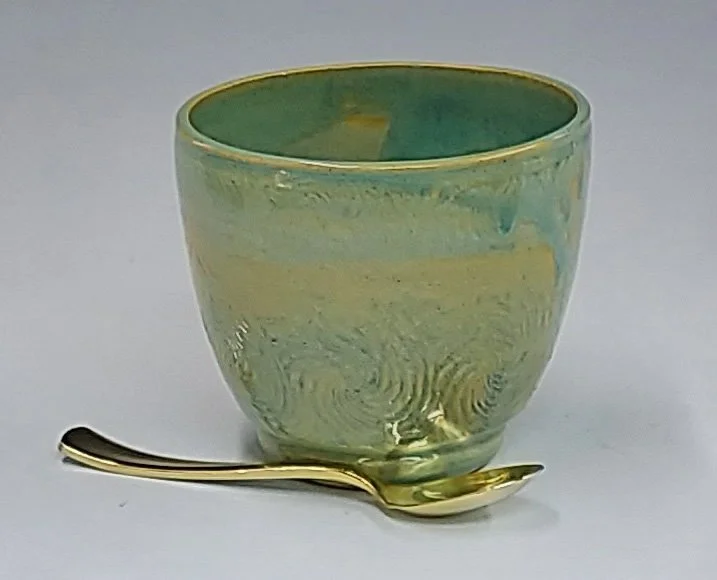 Ceramic-Desert-Bowl-Textured-Sea-Spray-Handcrafted