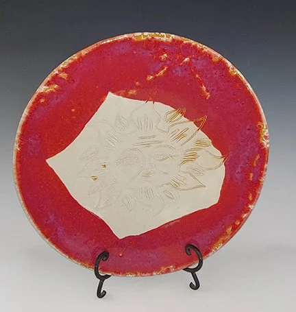 Happy-Sun-Serving-Platter-handcrafted-stoneware-platter