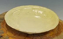 Charming Embossed Ceramic Platter-Side Plate