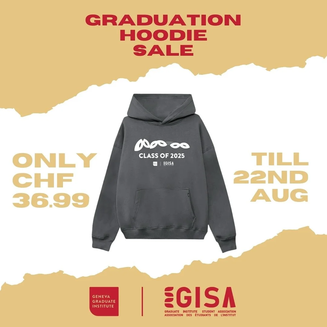 🎓✨ Graduation vibes are in the air, Class of 2025! ✨🎓

What better way to celebrate your IHEID journey than with the exclusive Graduation Hoodie? 🤩💥 

This limited-edition hoodie is designed for all the moments that matter, from chill evening ses