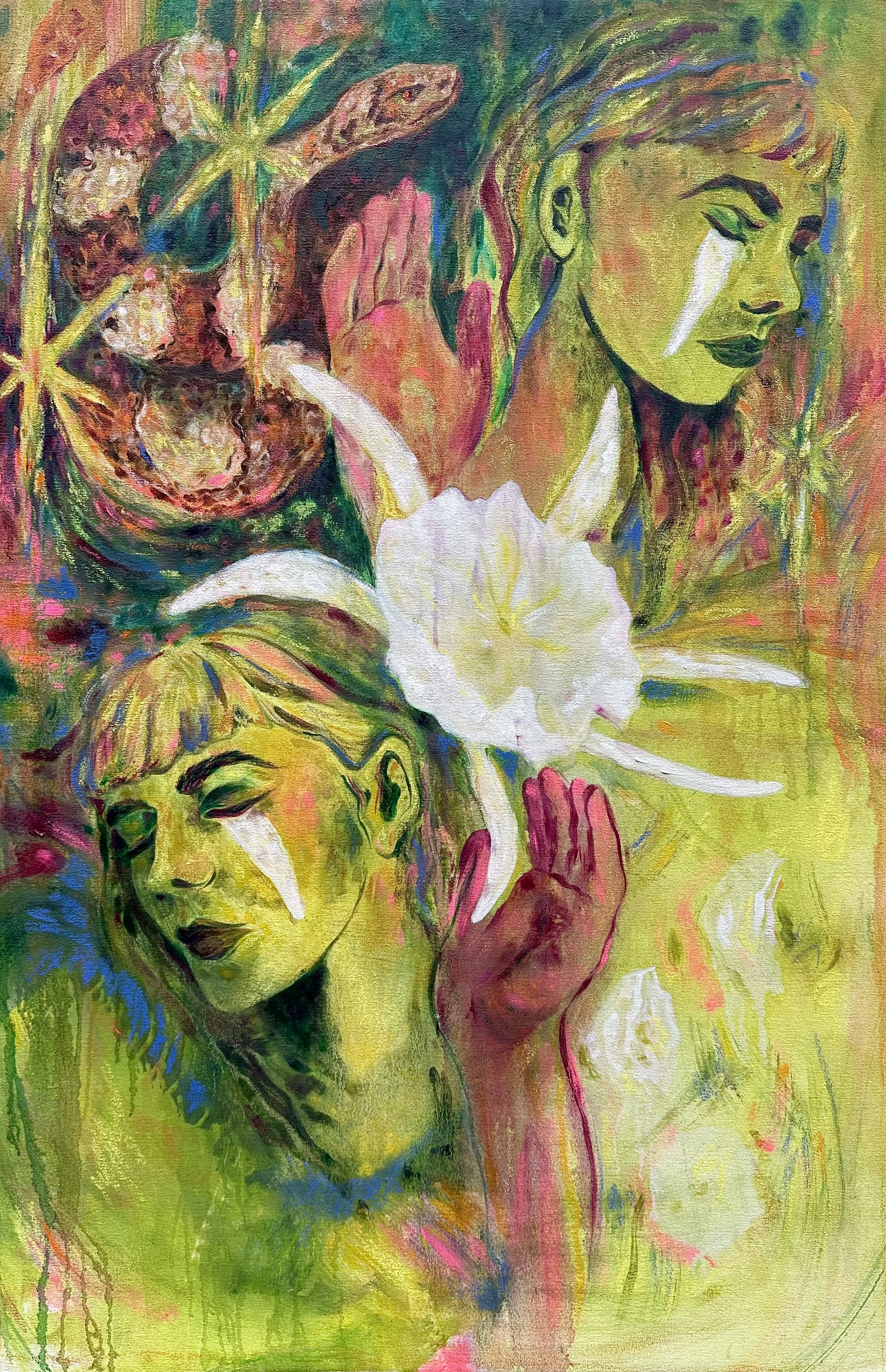 wisdom givers - original oil painting