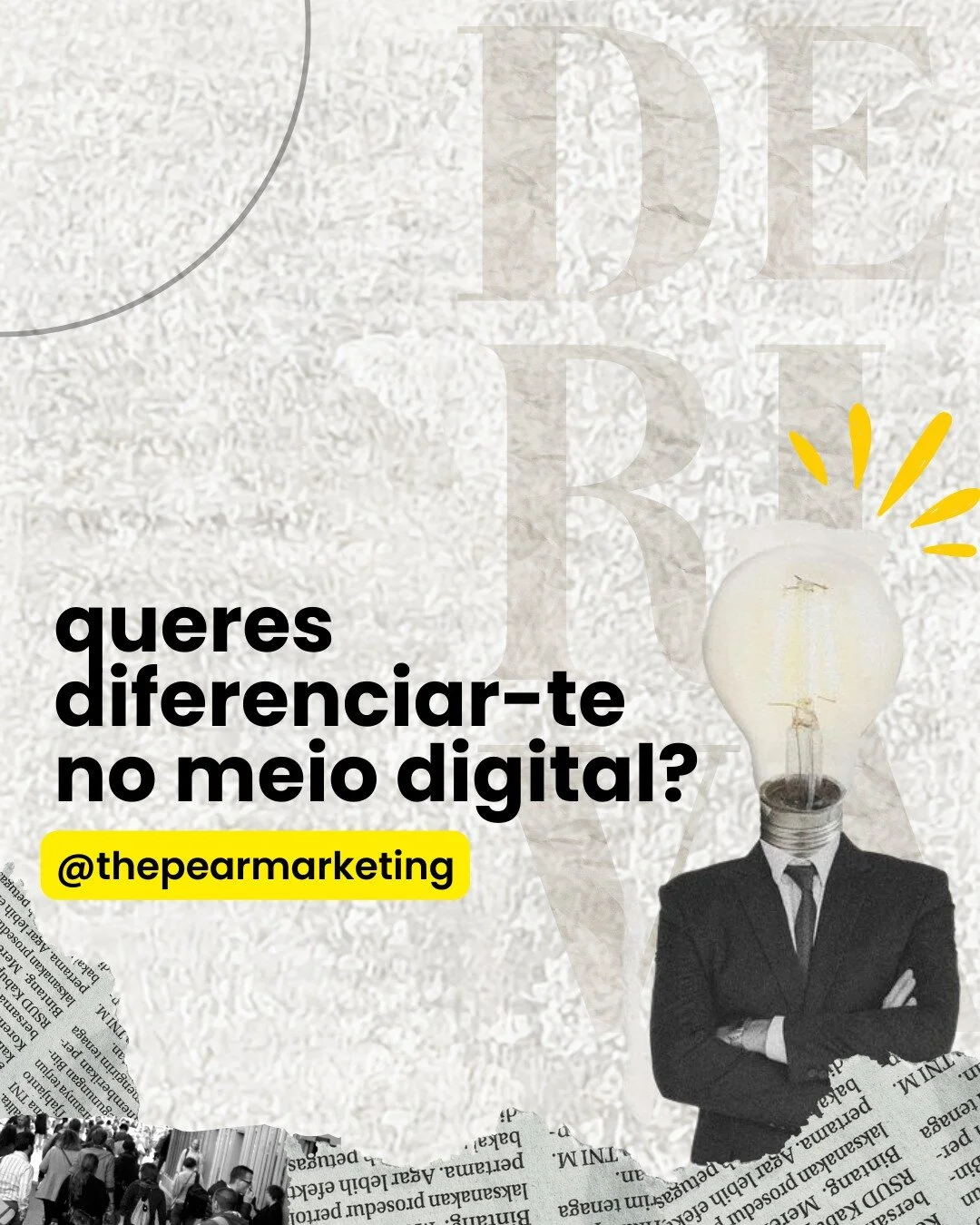 📣&quot;O mercado est&aacute; saturado&quot;

📣&quot;Todos j&aacute; falam sobre este assunto&quot;

📣&quot;N&atilde;o quero fazer/dizer aquilo que outras pessoas j&aacute; fazem/dizem&quot;

Talvez estas s&atilde;o frases que passam pela tua mente