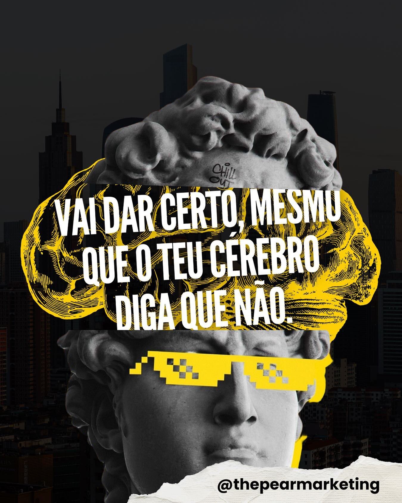 Às vezes o nosso cérebro quer trapacear-nos…. Mas bora lá, pensamento positivo para conquistar tudo o que esta semana tem para nós! 💪🏼🔥
#motivação #marketing #branding #gestaoderedessociaia #social