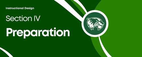 Preparation — Instructional Design Frameworks
