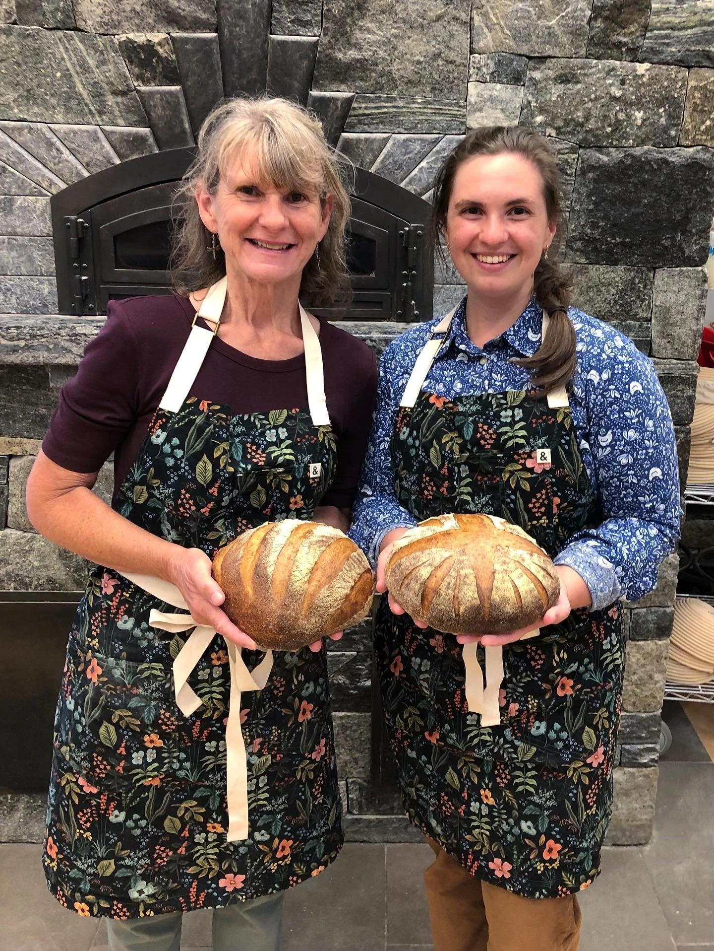 Every month since spring I&rsquo;ve taken a class at @kingarthurbaking, and @nh.hyker joined me for this last one!

In &ldquo;The Magic of Wild Yeast,&rdquo; we learned about sourdough starters and how to bake our own sourdough bread.

-
Fun Fact: I 