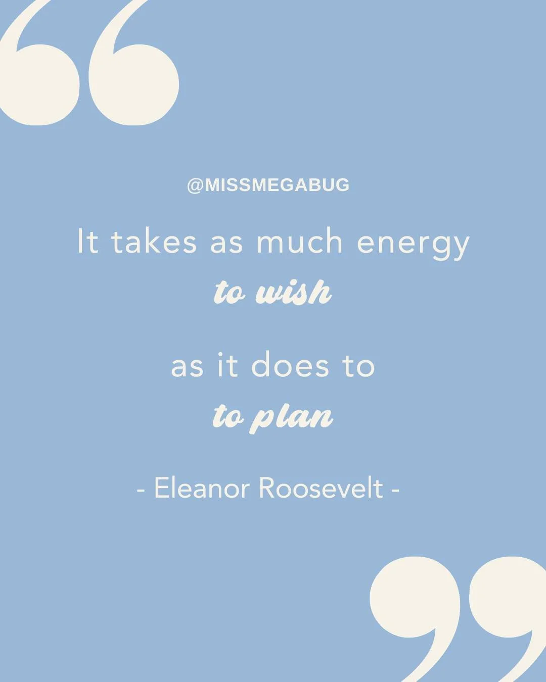 Ready to plan?

Comment GOAL GETTER and I&rsquo;ll DM you the link to a blog post that will help you set goals - and actually 
achieve them.