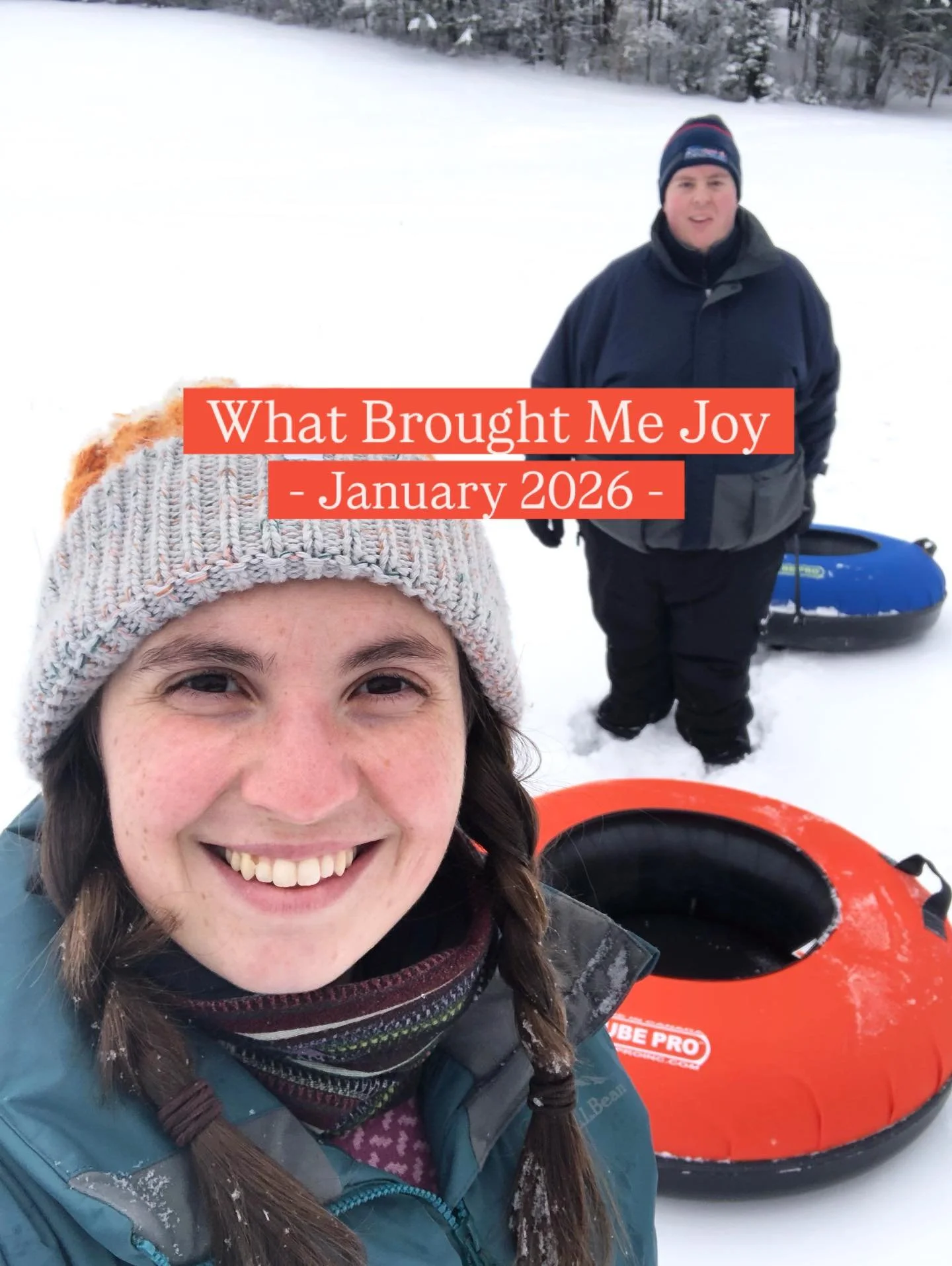 A few things that brought me joy this month&hellip;

1️⃣-3️⃣ Shelby and I bought snow tubes and have had such fun sliding down the hill in our backyard!

4️⃣+5️⃣ I love having @tayrob1 and @pradasa as cross country ski and workout friends!

6️⃣ My li