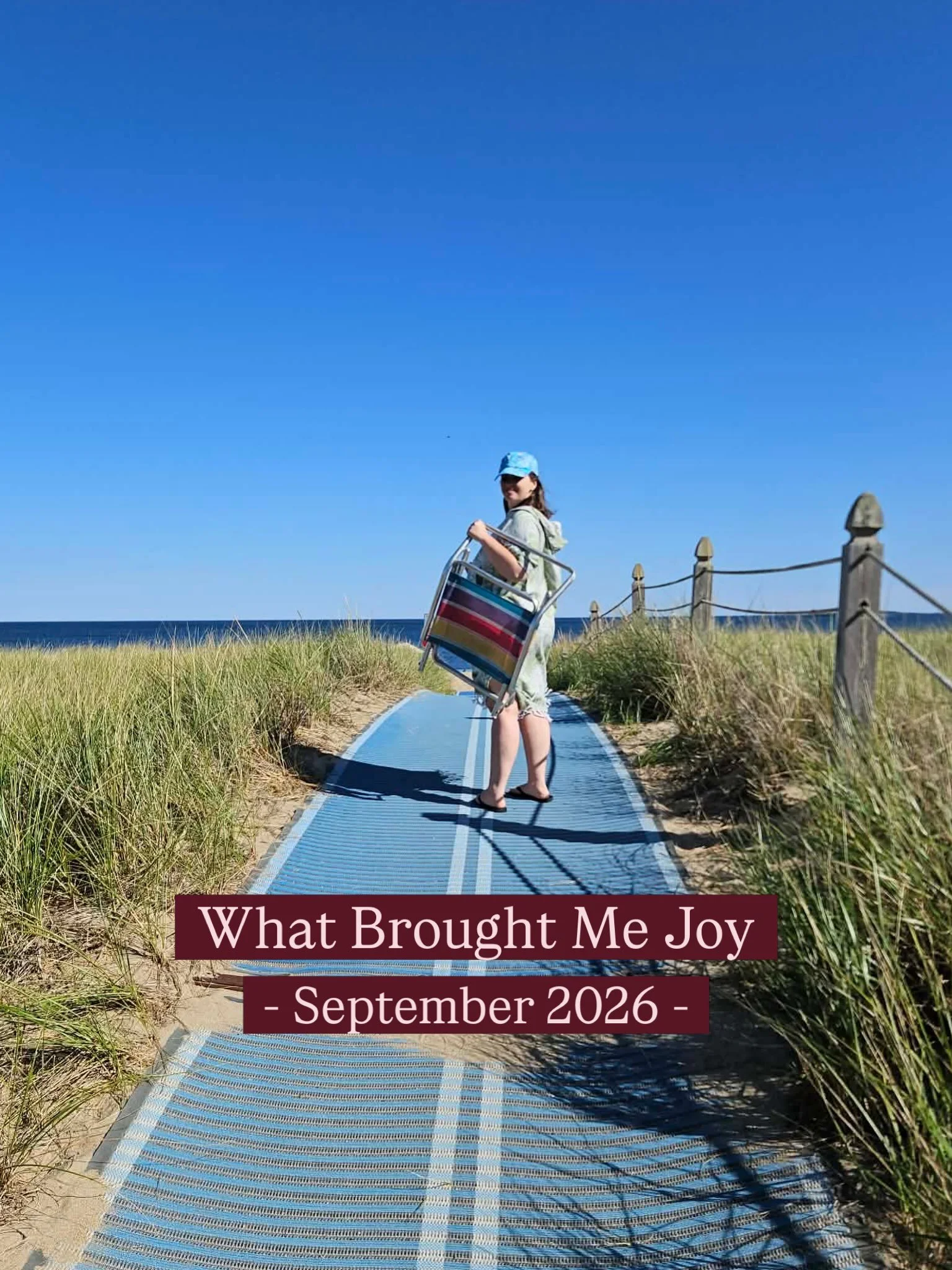 What brought me joy this month&hellip;

1️⃣ - 4️⃣ A long weekend at Old Orchard Beach with Shelby.

5️⃣ My first solo hotel stay. I loved the serenity - and uninterrupted reading time!

6️⃣ Starting my Pilates teacher training at @kink_pilates 

7️⃣ 