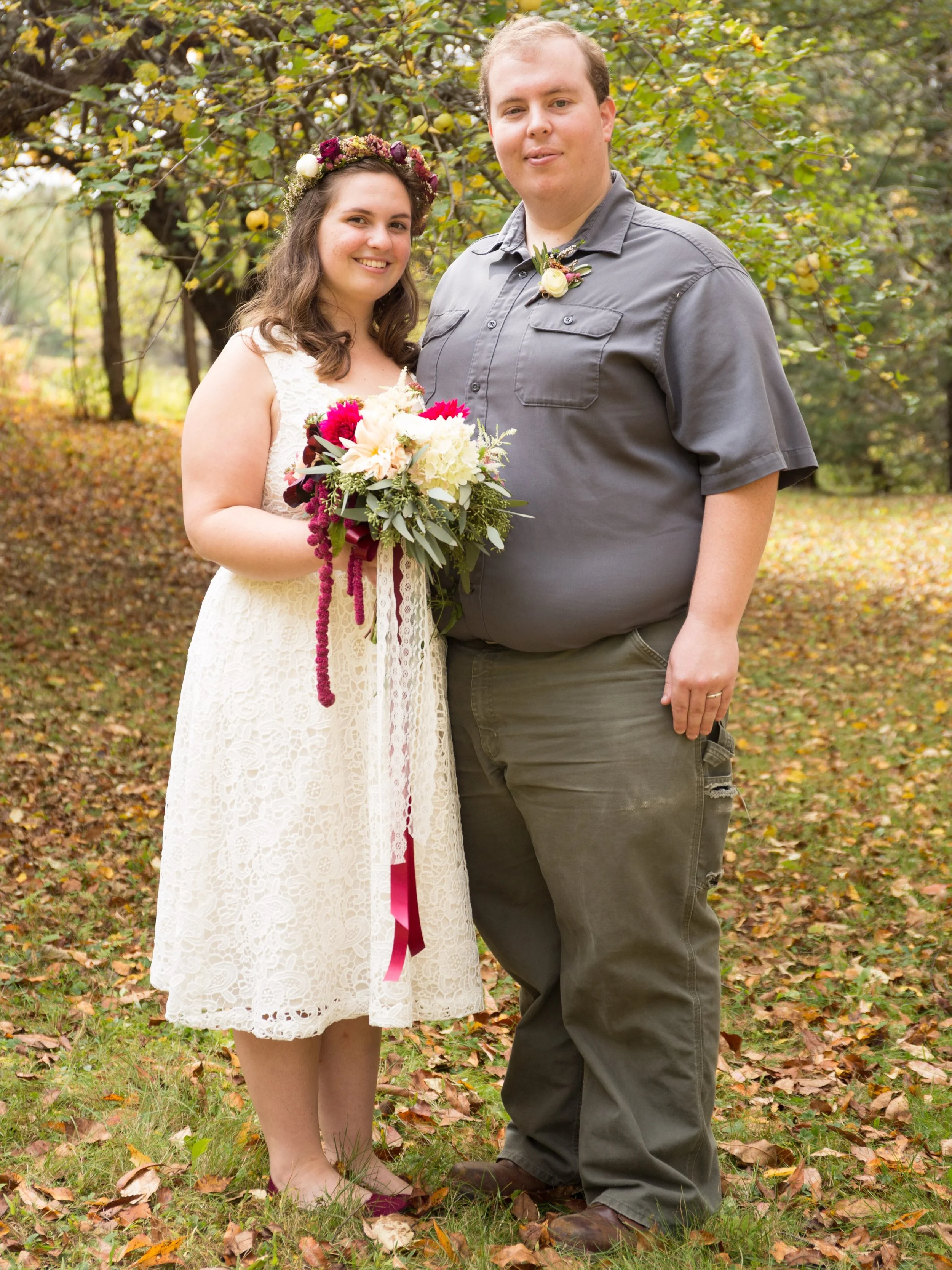 Throwback Thursday to 10-08-2016. 💕

Celebrating ten years of being married to Shelby!

- The 10-08 Team -
Venue: The apples trees in our backyard. (We had bought the house less than a month prior!)
Rings by @sineadclearyjewelry 
Flowers by @ehflora