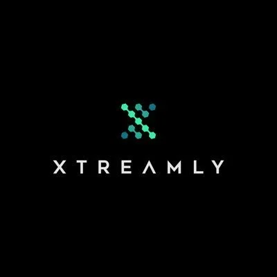 XTREAMLY logo with stylized connected dots above the text