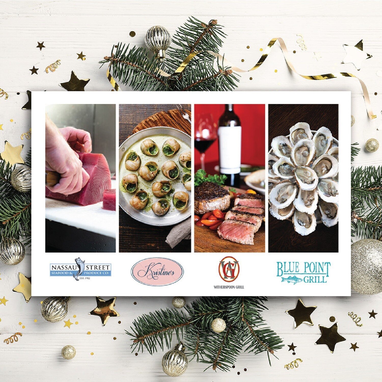 Dashing through the snow, to Blue Point Grill we go! ❄️
.
Looking for the perfect gift for someone who has it all? Whether they're a home chef or a major foodie, a Blue Point Grill gift card is the gift of the year.
.
Plus, when you spend $250 in a s