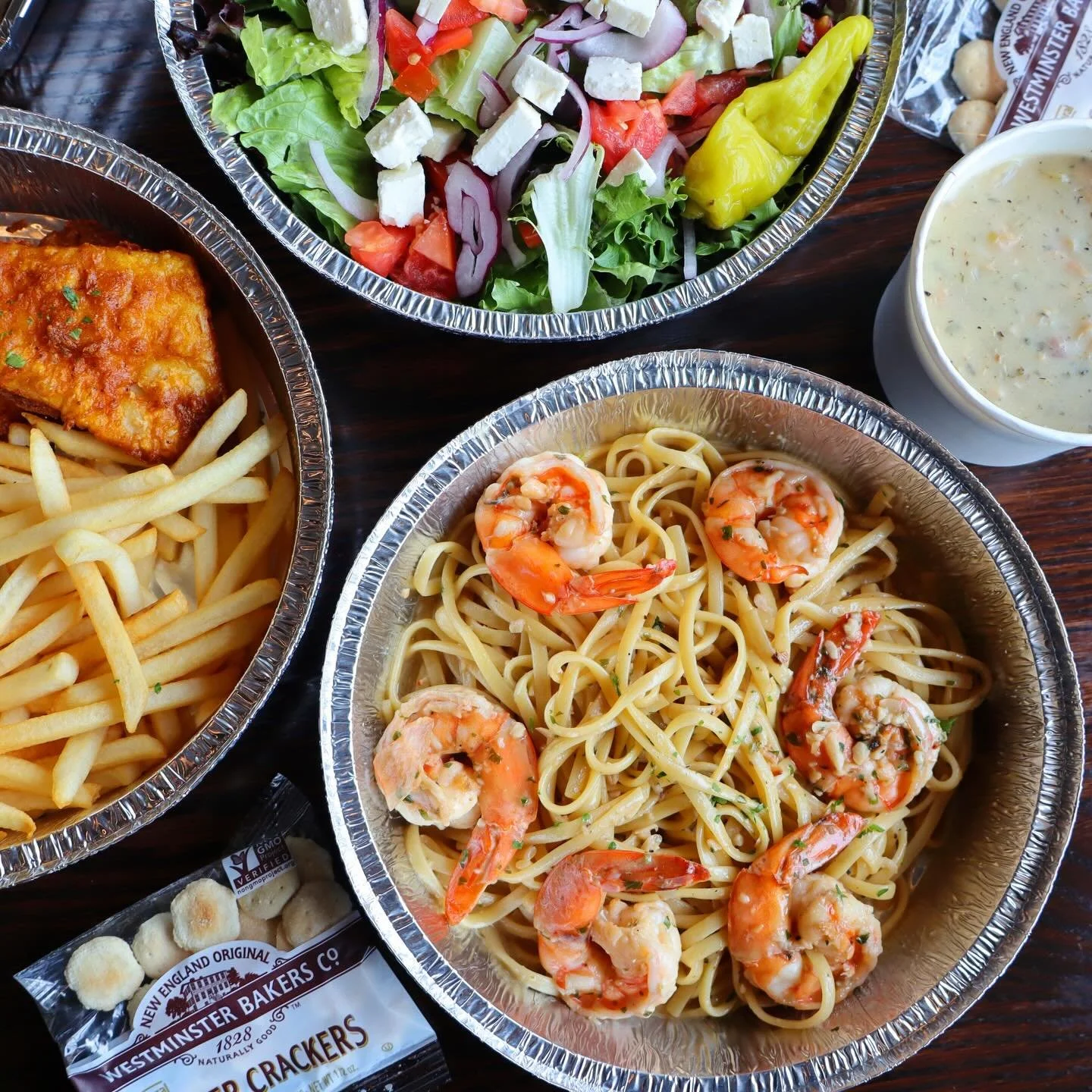 Take out or dine in, whatever you choose come enjoy quality food with us here at Blue Point Grill!