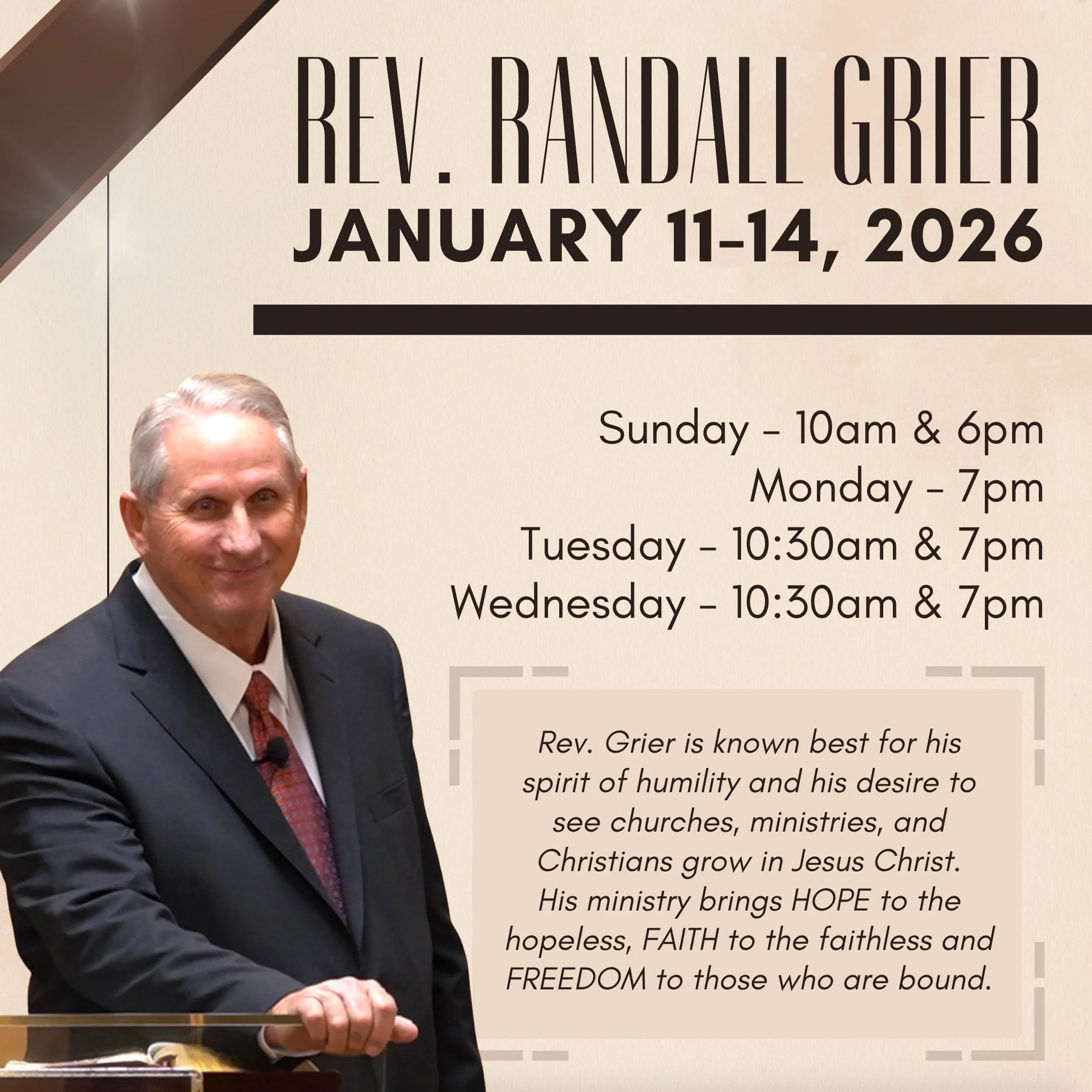 Rev. Randall Grier