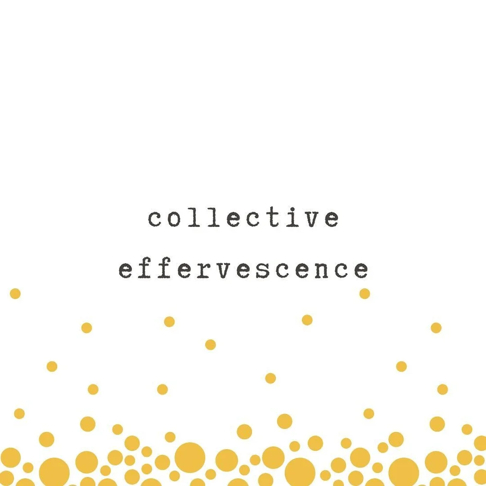 Something bubbled up inside of me when I heard this expression on a podcast the other day.

Bren&eacute; Brown and Esther Perel were describing that feeling of energy and harmony when people are engaged in a shared purpose and experience.

Their conv