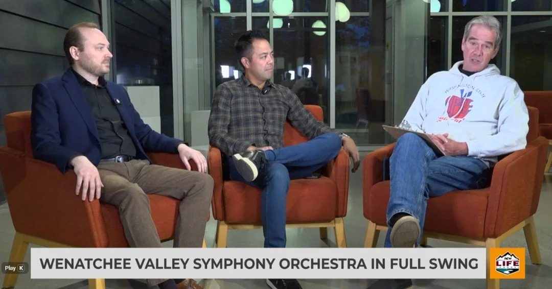 Music Director Nikolas Caoile and Executive Director Anton Zotov sat down with Dan Kuntz to chat about the Wenatchee Valley Symphony Orchestra&rsquo;s incredible season so far &mdash; from sharing live symphonic music with over 1,000 local students t