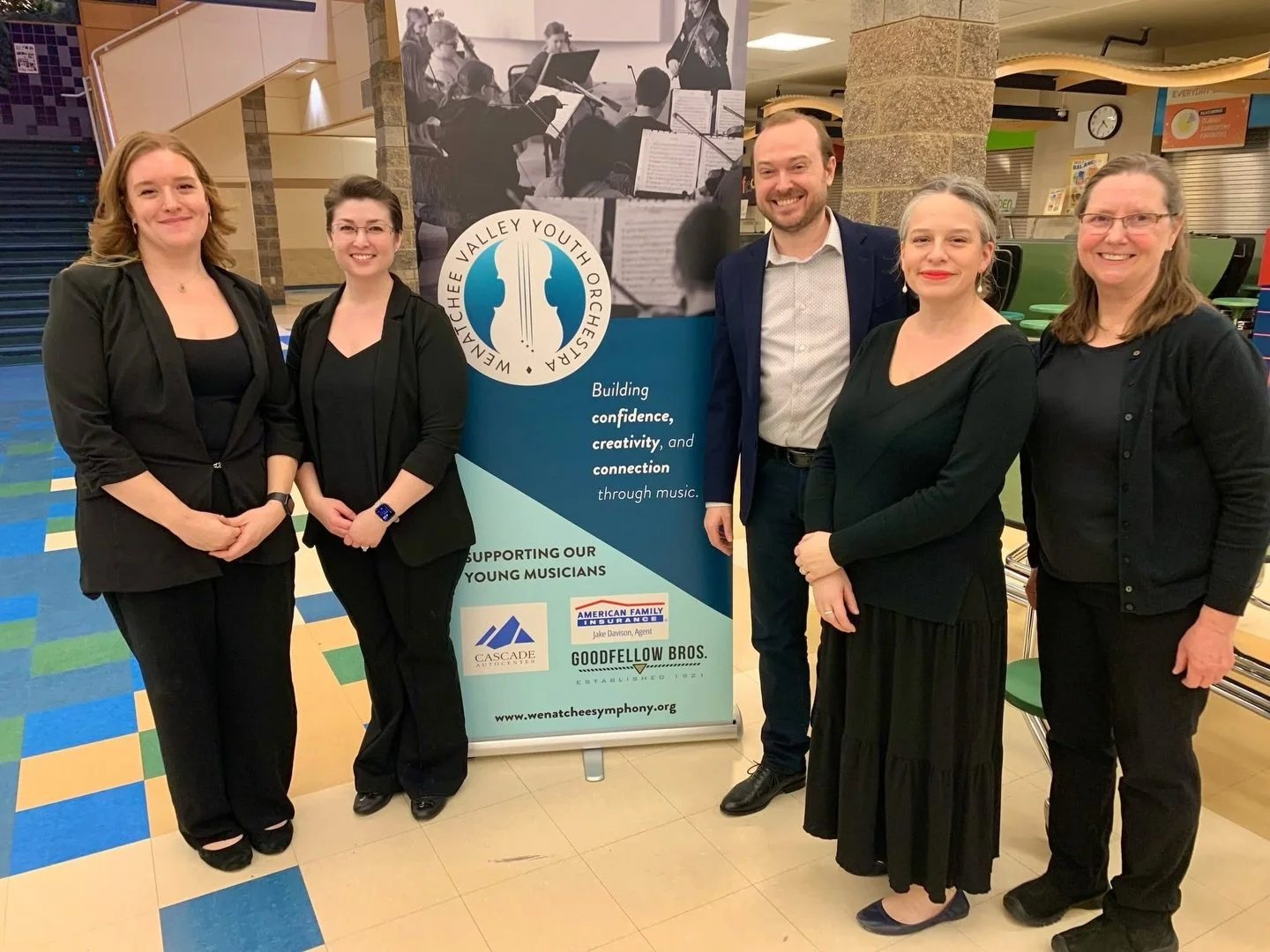 The Wenatchee Valley Youth Orchestra is on an outreach tour this week visiting Bonaventure of East Wenatchee senior living community. Thank you to all of our INSTRUCTORS for their incredible work! Our program keeps growing and we look forward to see 