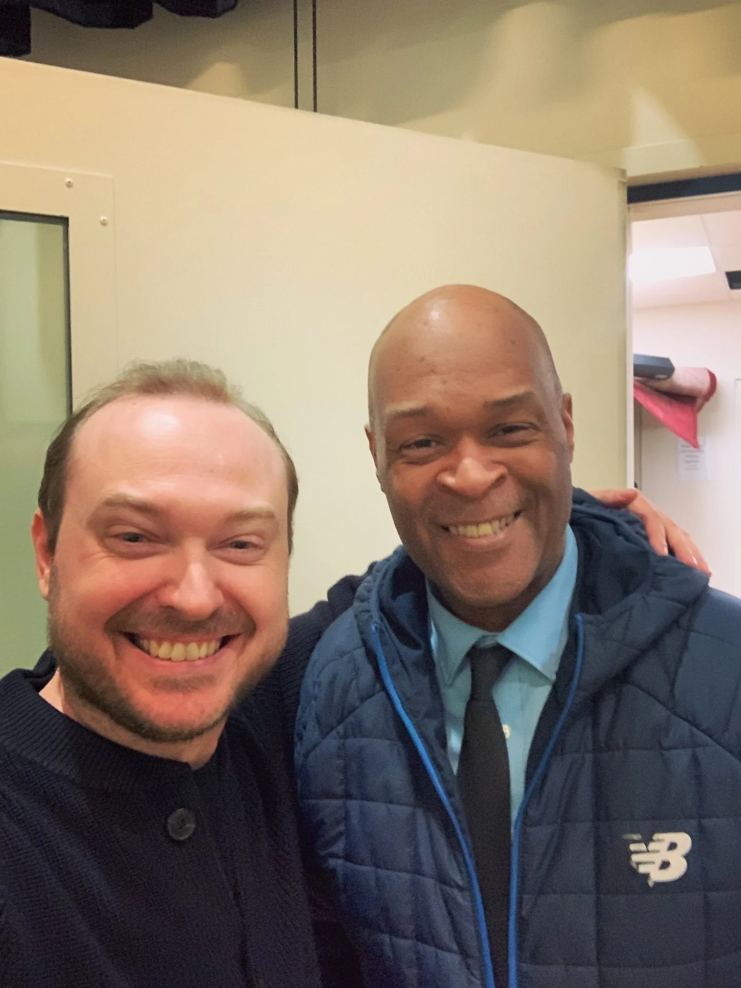 Thank you Rick Boone @rickboone_news with @ncwlifechannel for visiting one of our concert week rehearsals this Tuesday at the @wenatchee_valley_college and chatting with our orchestra musicians, Music Director @nikolascaoile and Executive Director @a