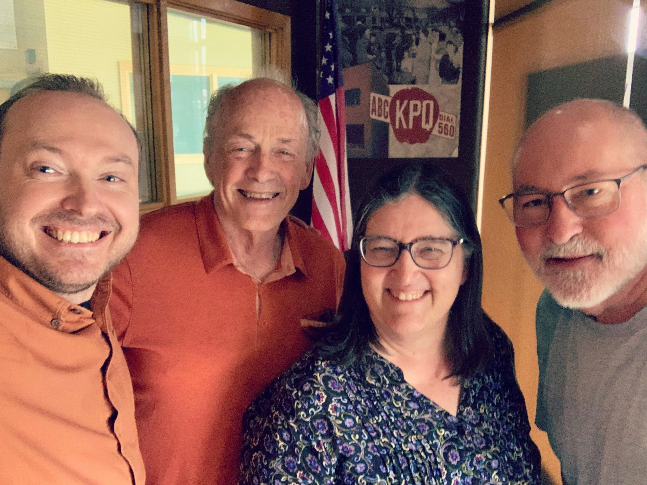 Another day, another show! This time our orchestra crew represented by Principal Percussionist and Board Vice President Stan Fishburn @stan_fishburn , Principal Second Violin and Volunteer Gretchen Woods @woodsgretchen and Executive Director Anton Zo