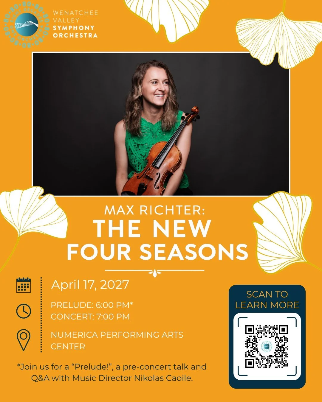 Experience a fresh take on one of classical music&rsquo;s most recognizable works with Max Richter: The New Four Seasons. 🎻✨

Max Richter&rsquo;s breathtaking reimagining of Vivaldi&rsquo;s The Four Seasons blends familiar melodies with his cinemati