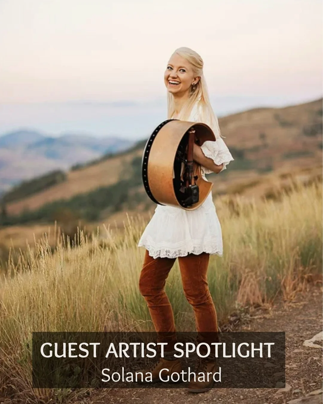 ✨ Guest Artist Spotlight ✨
For Solana, a love of music began with singing. From an early age, her passion for vocals naturally led her to become the lead singer of The Gothard Sisters.

Along the way, Solana trained as a classical violinist and compe