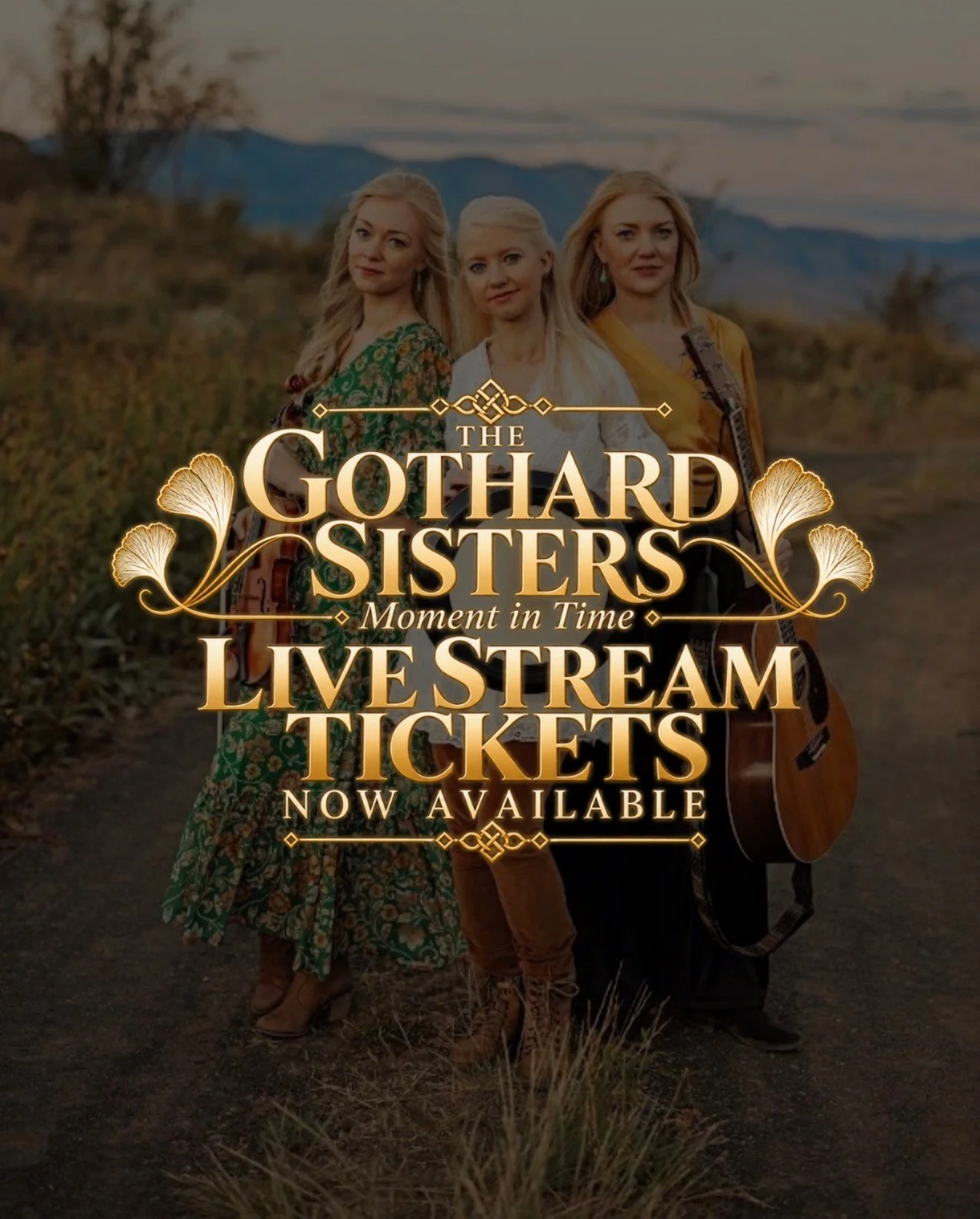 One week until The Gothard Sisters: Moment in Time!

Can&rsquo;t join us in person on October 3? Experience the concert live from home.

The livestream begins at 6:00 PM with Prelude, a pre-concert conversation and Q&amp;A with Music Director Nikolas