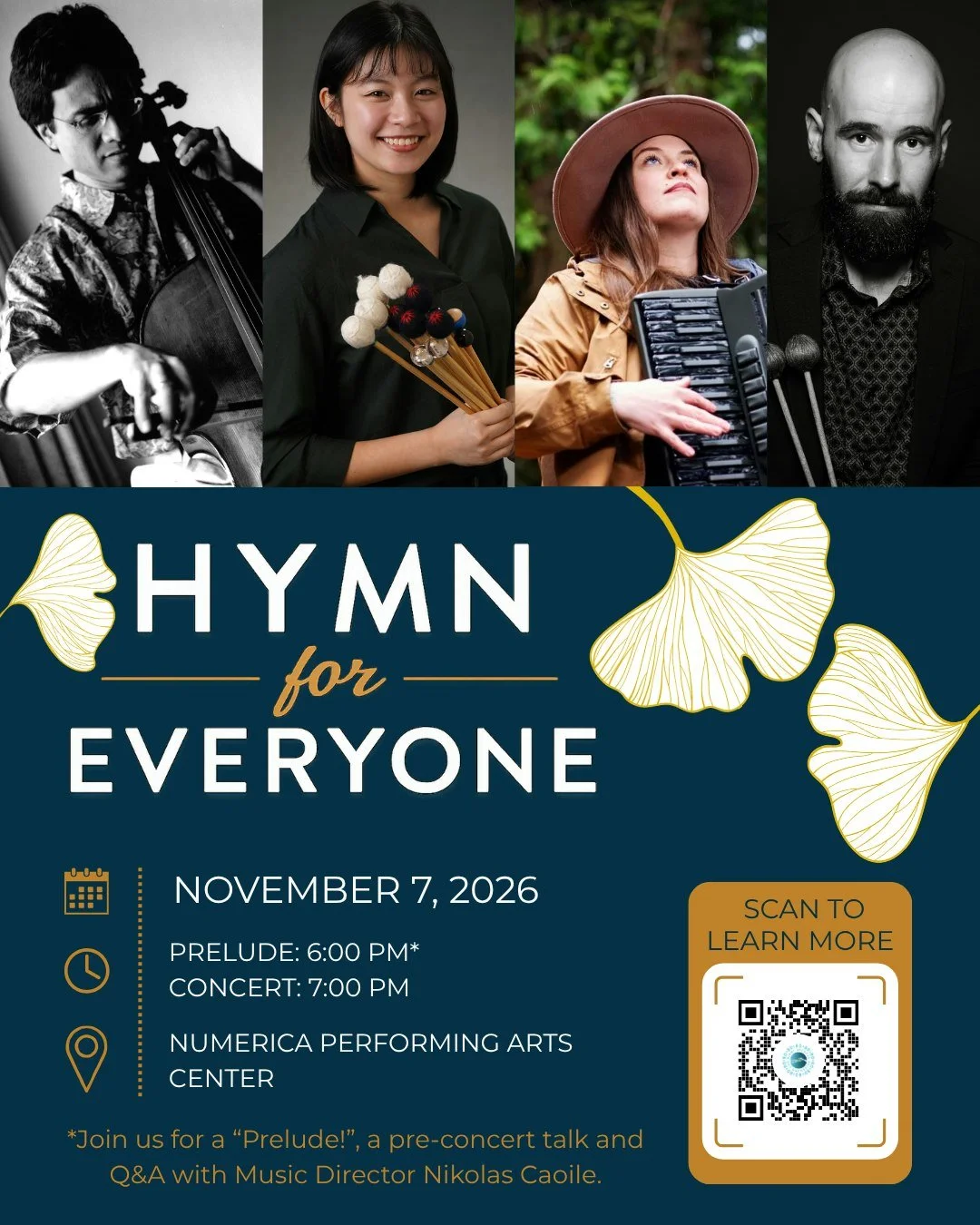Join us for Hymn for Everyone, the second concert of our 80th Season! 🎶

Journey across centuries and continents in a single evening as the Wenatchee Valley Symphony Orchestra performs contemporary works inspired by music of the past, from Kevin Put