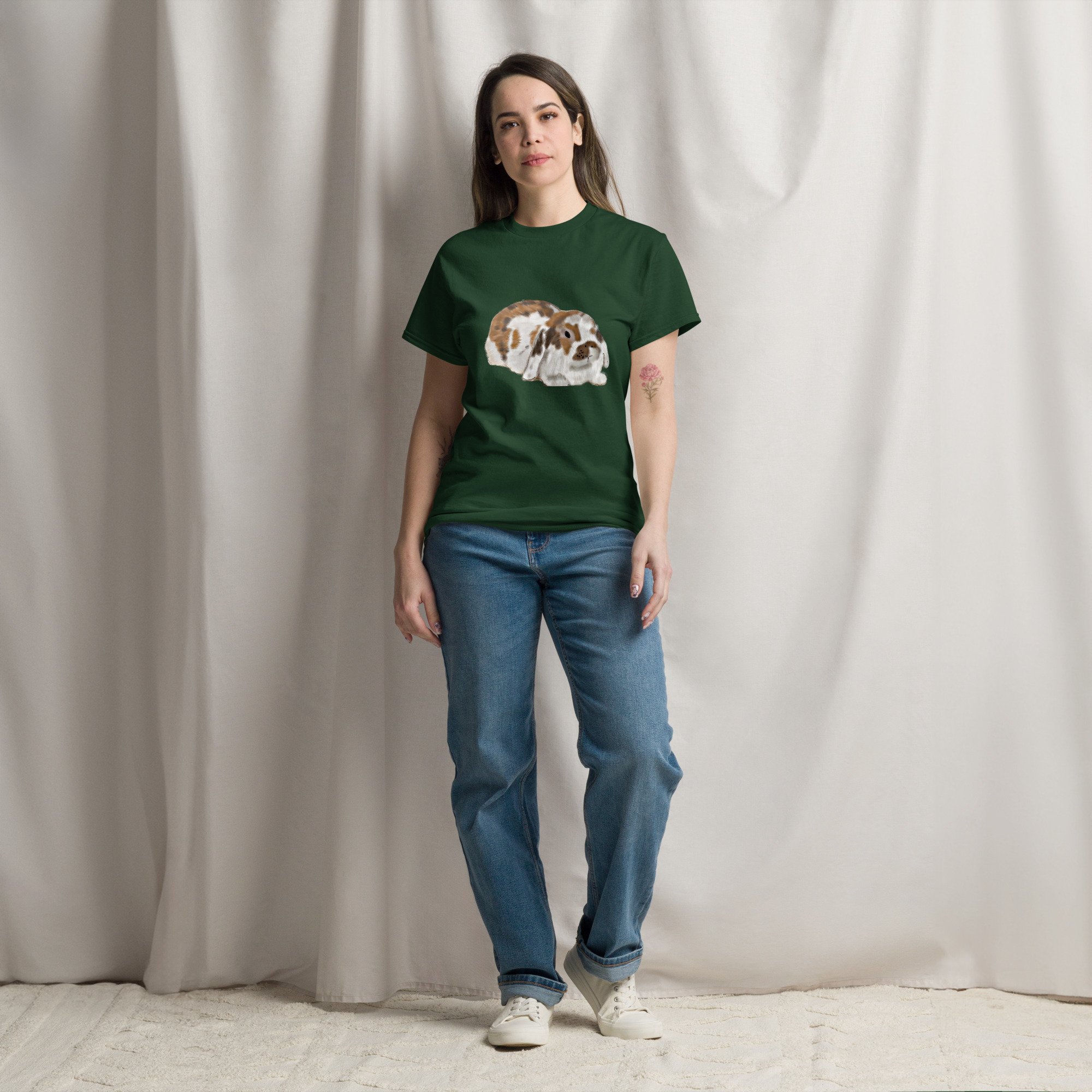 unisex-classic-tee-forest-green-front-6731486488995.jpg