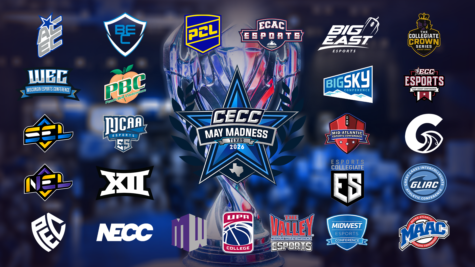 CECC May Madness Heads to Waco, Texas for National Collegiate Esports Championship May 1–3