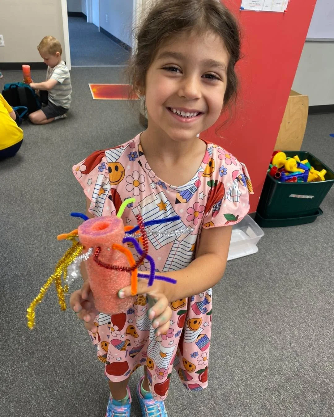 Our &ldquo;Wonderful Water&rdquo; camp has us creating our own coral reefs. #playingislearning