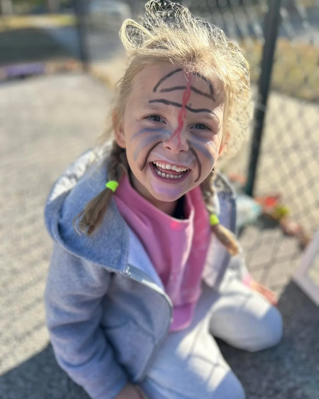 Our messy days did not disappoint. From painting pumpkins, hedge apple bowling and hammering tees to painting our own face, we had a blast!