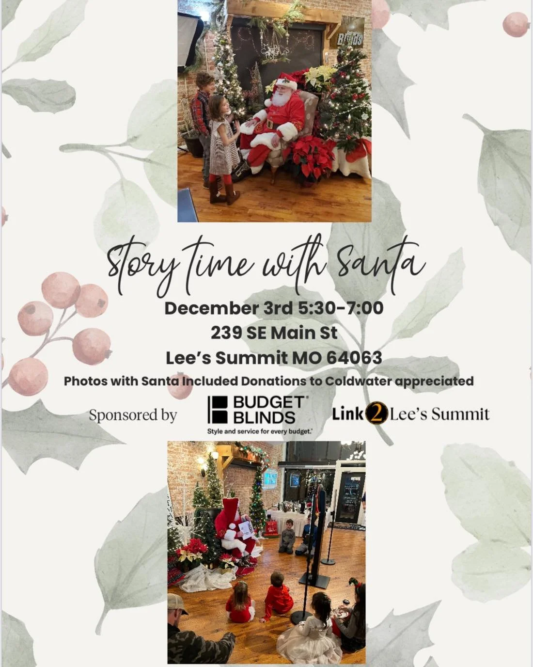 Mark your calendars to meet Santa and give back to the community! It&rsquo;s one of my family&rsquo;s favorite events! ~Miss Hilary