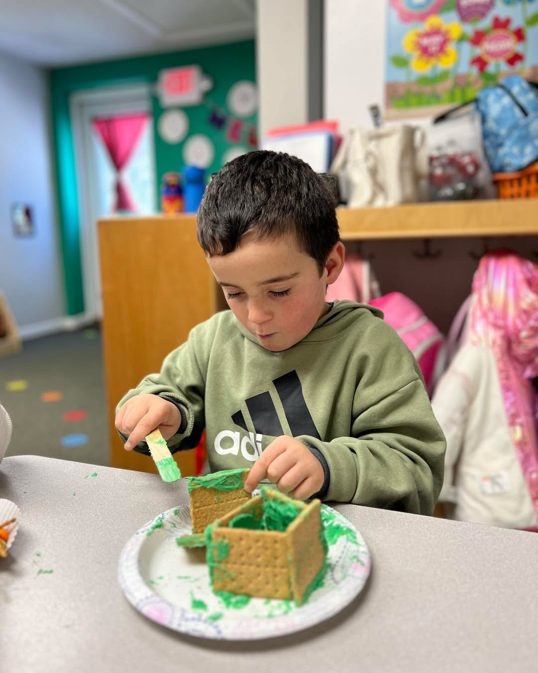 It was a sweet day from start to finish for our annual &ldquo;baking day&rdquo;. Students made their own gingerbread houses and tasted a little too! 🎄❤️🍬