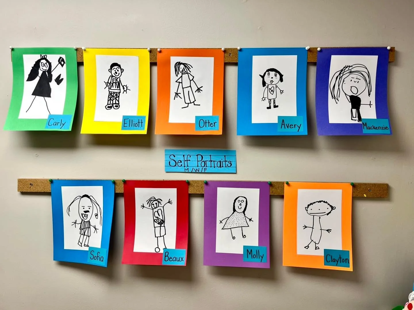 We ❤️ self-portraits! You can&rsquo;t help but smile when you walk past them!
