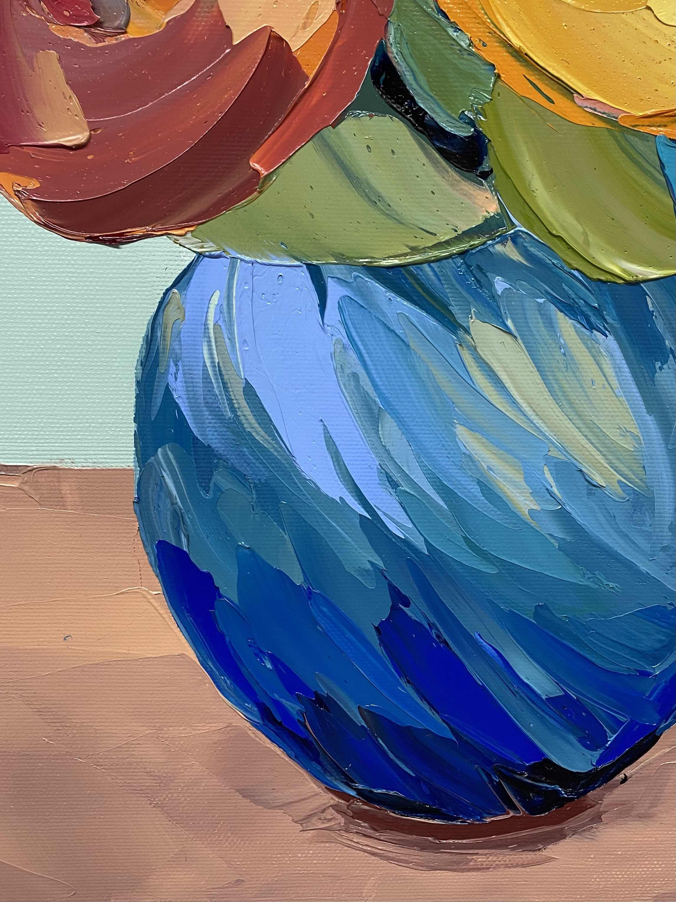 Connor J Doyle_Blue Vase And Flowers_Vase Closeup .jpg